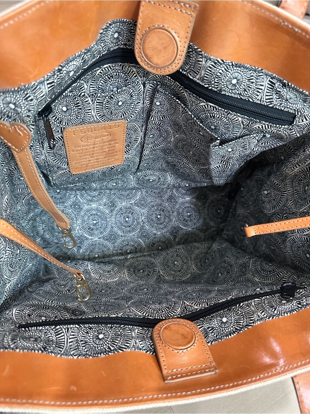 Brighton Nova Giovana Convertible Tote Brighton Ferrara Collection Leather - Picture 7 of 17